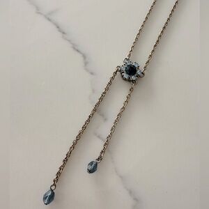 Silver & Blue Necklace